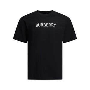 Burberry Cotton T-Shirt With Logo Tag Size L Men